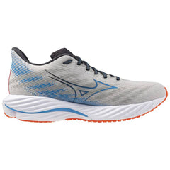 Mizuno Wave Rider 28 Men's Running Shoes, Nimbus Cloud/Blue Pace/Mizuno Ignition Red