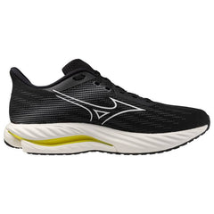 Mizuno Wave Inspire 21 Men's Running Shoes, Black/White/Vibrant Yellow