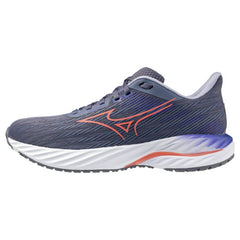 Mizuno Wave Inspire 21 Women's Running Shoes, Blue Granite/Striking Coral/Iris Bloom