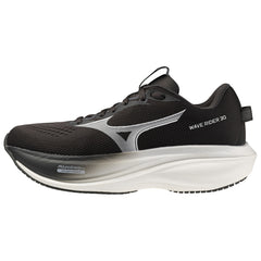 Mizuno Wave Rider 30 Women's Running Shoes, Black Sand/White