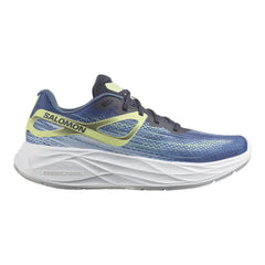 Salomon Aero Glide Men's Running Shoes, Blue Ashes/Dark Sapphire/Sunny Lime