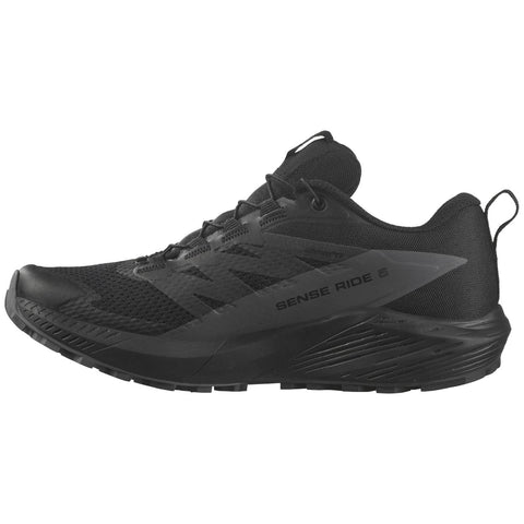 Salomon Sense Ride 5 GTX Women's Running Shoes, Black/Magnet/Black
