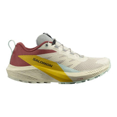 Salomon Sense Ride 5 Women's Trail Running Shoes, Rainy Day/Hot Sauce/Freesia