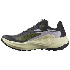 Salomon Genesis Women's Trail Running Shoes, Black/Sulphur Spring/Orchid Petal