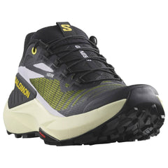 Salomon Genesis Women's Trail Running Shoes, Black/Sulphur Spring/Orchid Petal