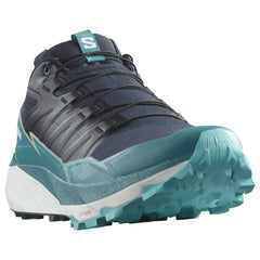 Salomon Thundercross Men's Trail Running Shoes, Carbon/Tahitian Tide/Peacock Blue