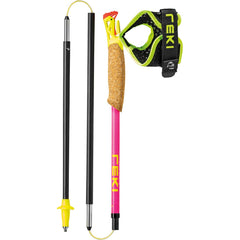 Leki Ultratrail FX.One Superlite, Neon Pink/Neon Yellow/Natural Carbon