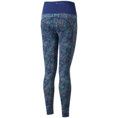 Ronhill Women's Life Tight, Deep Blue MicroFloral