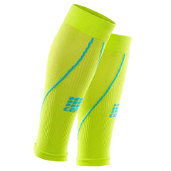 CEP Pro+ Calf Sleeves 2.0, Lime/Hawaii Blue