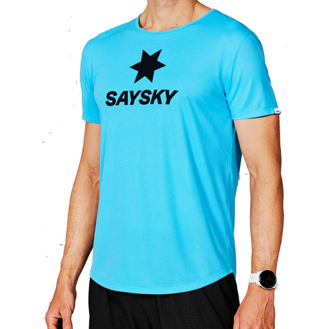 Saysky Logo Flow T-Shirt, Blue
