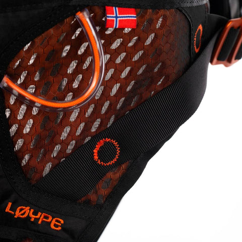 Non-Stop Dogwear Løype Belt, Black/Orange