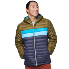 Cotopaxi Men's Fuego Down Hooded Jacket, Oak & Graphite