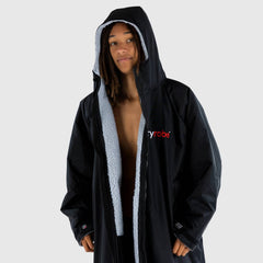 Dryrobe Advance Long Sleeve, Black Grey