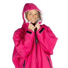 Dryrobe Advance Long Sleeve, Pink/Grey