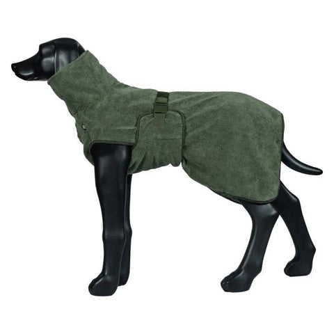 Rukka Pets Medea Eco Dog Bathrobe, Green
