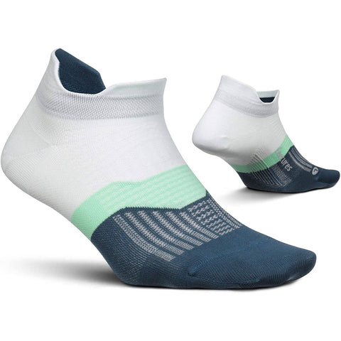 Feetures Elite Max Cushion No-Show Running Socks, Morning Mist