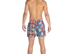 Saxx Cannonball 2in1 Men's 5" Swim Shorts, Navy Lucha Libre