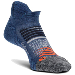 Feetures Elite Max Cushion No-Show Running Socks, Nebula Navy