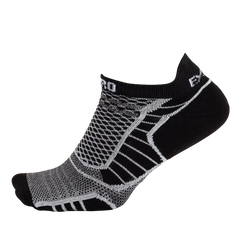 Thorlo Experia ProLite No-Show Tab Socks, Black/White