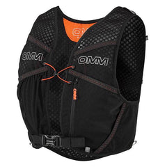 OMM Trailfire Vest + 2 x 350ml Flexi Flasks, Black