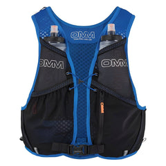 OMM Trailfire Vest + 2 x 350ml Flexi Flasks, Blue