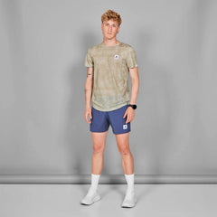 Saysky Paisley Combat T-Shirt, Beige Paisley AOP