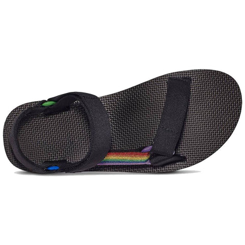 Teva Mid Universal Pride Men's Sandals, Black/Rainbow