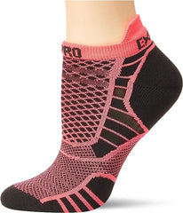 Thorlo Experia ProLite No-Show Socks, Pink/Black