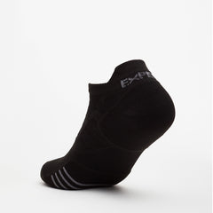 Thorlo Experia ProLite No-Show Tab Socks, Black/Black