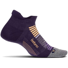 Feetures Elite Max Cushion No-Show Running Socks, Pulsar Purple