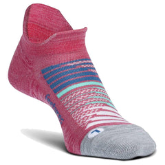 Feetures Elite Max Cushion No-Show Running Socks, Quasar Pink