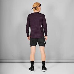 Saysky Reflective Polka Pace Long Sleeve, Purple