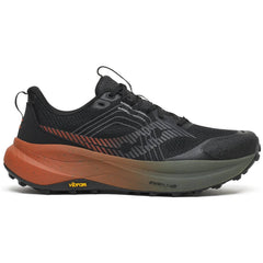 Saucony Xodus Ultra 4 Men's Trail Running Shoes, Black/Rust