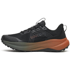 Saucony Xodus Ultra 4 Men's Trail Running Shoes, Black/Rust