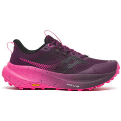 Saucony Xodus Ultra 4 Women's Trail Running Shoes, Eggplant/Shock