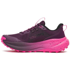 Saucony Xodus Ultra 4 Women's Trail Running Shoes, Eggplant/Shock
