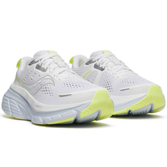 Saucony Guide 18 Women's Running Shoes, White/Ice Melt