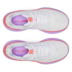 Saucony Ride 18 Women's Running Shoes, White/Coral