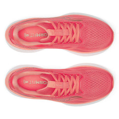 Saucony Ride 18 Women's Running Shoes, Coral/Salomon