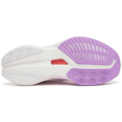 Saucony Endorphin Speed 5 Women's Running Shoes, White/Crocus