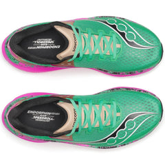 Saucony Endorphin Azura Women's Running Shoes, Garden/Black