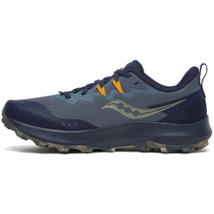 Saucony Peregrine 14 Men's Trail Running Shoes, Dusk/Navy