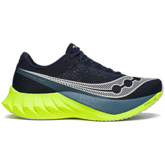 Saucony Endorphin Pro 4 Men's Running Shoes, Navy/Citron