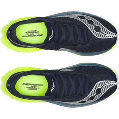 Saucony Endorphin Pro 4 Men's Running Shoes, Navy/Citron