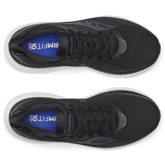 Saucony Triumph 23 Men's Running Shoes, Black/White