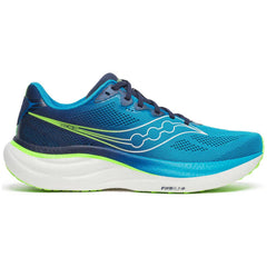 Saucony Ride 19 Men's Running Shoes, Cobalt/Slime