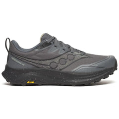 Saucony Peregrine 16 Men's Trail Running Shoes, Carbon/Black