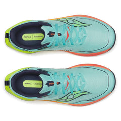Saucony Peregrine 16 Men's Trail Running Shoes, Splash/Citron