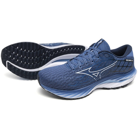 Mizuno Wave Inspire 20 Men's Running Shoes, Nebulas Blue/White