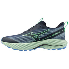 Mizuno Wave Rider GTX 2 Men's Running Shoes, Vintage Indigo/Neo Mint/Frontier Blue
